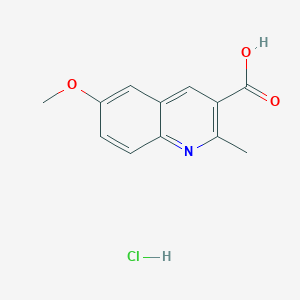 6-Methoxy-2-methylquinoline-3-carboxylic acid hydrochloride - 2126163-13-9