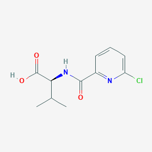 (2S)-2-[(6-Chloropyridine-2-carbonyl)amino]-3-methylbutanoic acid - 1562441-87-5