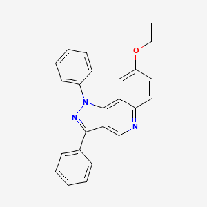 8-ethoxy-1,3-diphenyl-1H-pyrazolo[4,3-c]quinoline - 901264-61-7