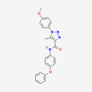 1-(4-methoxyphenyl)-5-methyl-N-(4-phenoxyphenyl)-1H-1,2,3-triazole-4-carboxamide - 895643-82-0