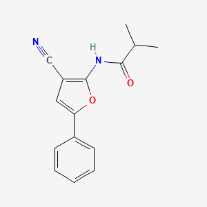 N-(3-cyano-5-phenylfuran-2-yl)-2-methylpropanamide - 453590-29-9