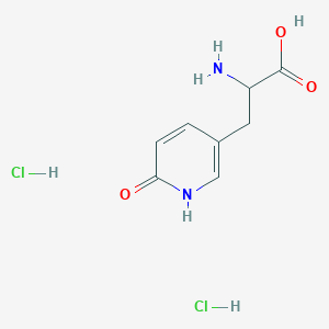 2-amino-3-(6-hydroxypyridin-3-yl)propanoic acid dihydrochloride - 2287259-90-7