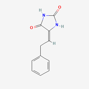 5-(2-Phenylethylidene)imidazolidine-2,4-dione - 135352-68-0