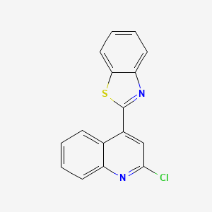 4-(1,3-Benzothiazol-2-yl)-2-chloroquinoline - 790263-71-7