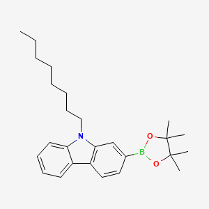 9-Octyl-2-(4,4,5,5-tetramethyl-1,3,2-dioxaborolan-2-yl)-9H-carbazole - 793681-93-3