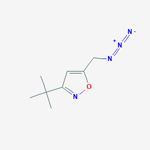 5-(Azidomethyl)-3-tert-butyl-1,2-oxazole - 1480083-18-8