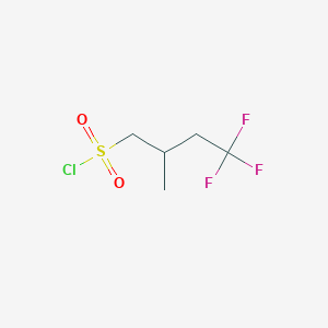 4,4,4-Trifluoro-2-methylbutane-1-sulfonyl chloride - 1784373-64-3