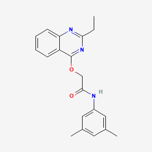 N-(3,5-dimethylphenyl)-2-[(2-ethylquinazolin-4-yl)oxy]acetamide - 1115871-35-6