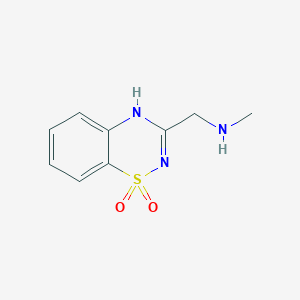 3-((Methylamino)methyl)-2H-benzo[e][1,2,4]thiadiazine 1,1-dioxide - 807283-74-5