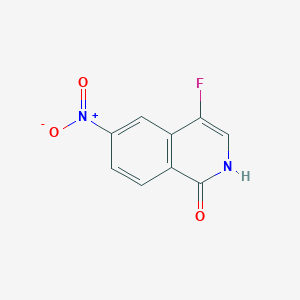 4-Fluoro-6-nitroisoquinolin-1-ol - 1508295-22-4