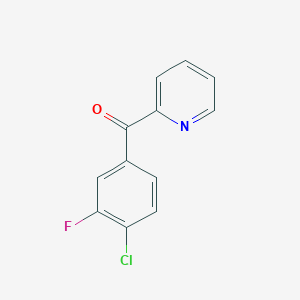 2-(4-Chloro-3-fluorobenzoyl)pyridine - 1261868-06-7