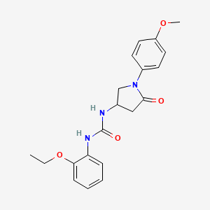 1-(2-Ethoxyphenyl)-3-[1-(4-methoxyphenyl)-5-oxopyrrolidin-3-yl]urea - 877640-51-2