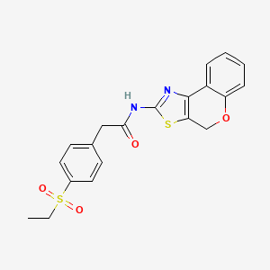 N-(4H-chromeno[4,3-d]thiazol-2-yl)-2-(4-(ethylsulfonyl)phenyl)acetamide - 941972-28-7