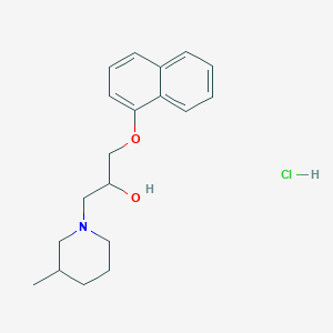 1-(3-Methylpiperidin-1-yl)-3-(naphthalen-1-yloxy)propan-2-ol hydrochloride - 1203034-47-2