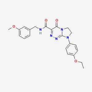 8-(4-ethoxyphenyl)-N-(3-methoxybenzyl)-4-oxo-4,6,7,8-tetrahydroimidazo[2,1-c][1,2,4]triazine-3-carboxamide - 946230-99-5