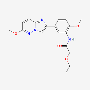 2-ethoxy-N-(2-methoxy-5-(6-methoxyimidazo[1,2-b]pyridazin-2-yl)phenyl)acetamide - 952969-30-1