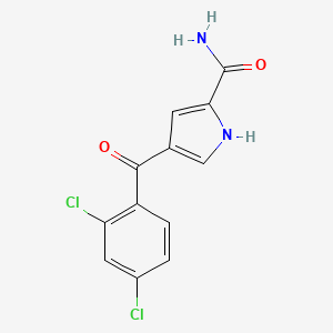 4-(2,4-dichlorobenzoyl)-1H-pyrrole-2-carboxamide - 339023-64-2