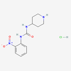 1-(2-Nitrophenyl)-3-(piperidin-4-yl)ureahydrochloride - 1233952-98-1