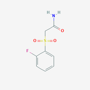 2-[(2-Fluorophenyl)sulfonyl]acetamide - 1326923-17-4