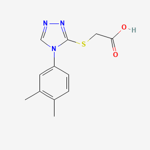 2-{[4-(3,4-dimethylphenyl)-4H-1,2,4-triazol-3-yl]sulfanyl}acetic acid - 923770-48-3