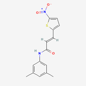 (2E)-N-(3,5-dimethylphenyl)-3-(5-nitrothiophen-2-yl)prop-2-enamide - 1164451-60-8
