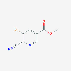 Methyl 5-bromo-6-cyanopyridine-3-carboxylate - 1805522-17-1