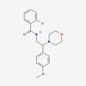 2-bromo-N-(2-(4-methoxyphenyl)-2-morpholinoethyl)benzamide - 942011-17-8