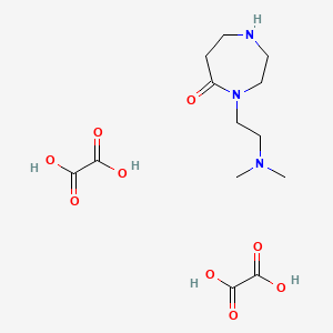 4-(2-Dimethylamino-ethyl)-[1,4]diazepan-5-one dioxalate - 1284225-04-2