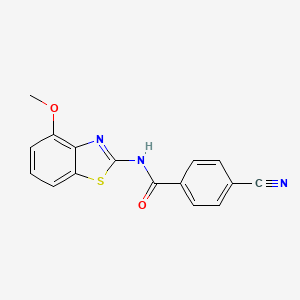 4-Cyano-N-(4-methoxybenzo[d]thiazol-2-yl)benzamide - 313662-36-1