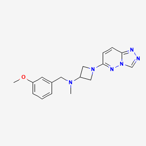 1-([1,2,4]triazolo[4,3-b]pyridazin-6-yl)-N-(3-methoxybenzyl)-N-methylazetidin-3-amine - 2320667-36-3