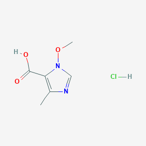 3-Methoxy-5-methylimidazole-4-carboxylic acid;hydrochloride - 2375269-15-9