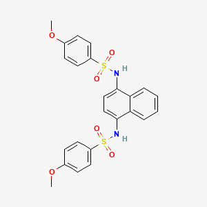 N,N'-Naphthalene-1,4-Diylbis(4-Methoxybenzenesulfonamide) - 321694-20-6