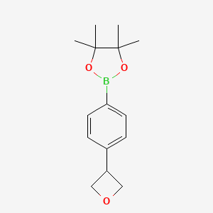 4,4,5,5-Tetramethyl-2-(4-(oxetan-3-yl)phenyl)-1,3,2-dioxaborolane - 1402565-88-1