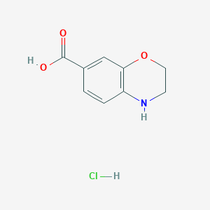 3,4-Dihydro-2h-1,4-benzoxazine-7-carboxylic acid hydrochloride - 2225154-32-3