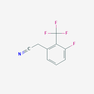 3-Fluoro-2-(trifluoromethyl)phenylacetonitrile - 1000526-58-8