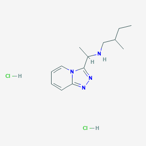 (2-Methylbutyl)(1-{[1,2,4]triazolo[4,3-a]pyridin-3-yl}ethyl)amine dihydrochloride - 1240526-15-1