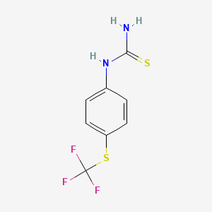 4-(Trifluoromethylthio)phenylthiourea - 886499-77-0