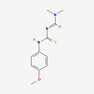 N-[(dimethylamino)methylene]-N'-(4-methoxyphenyl)thiourea - 86345-63-3