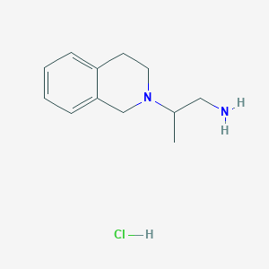 2-(3,4-dihydroisoquinolin-2(1H)-yl)propan-1-amine hydrochloride - 1172938-80-5