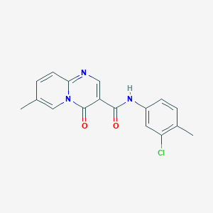 N-(3-chloro-4-methylphenyl)-7-methyl-4-oxo-4H-pyrido[1,2-a]pyrimidine-3-carboxamide - 877650-13-0