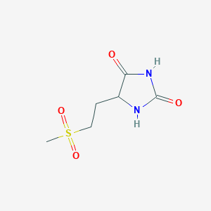 5-(2-Methanesulfonylethyl)imidazolidine-2,4-dione - 1008068-90-3