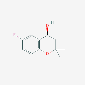 (s)-6-Fluoro-2,2-dimethylchroman-4-ol - 235422-97-6