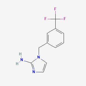 1-[3-(Trifluoromethyl)benzyl]-1H-imidazol-2-amine - 1182932-32-6