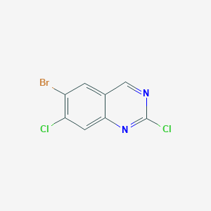 6-Bromo-2,7-dichloroquinazoline - 1036757-08-0