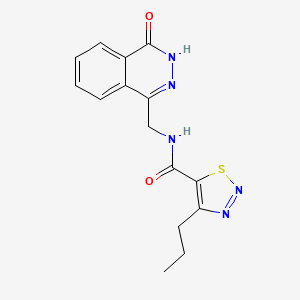 N-((4-oxo-3,4-dihydrophthalazin-1-yl)methyl)-4-propyl-1,2,3-thiadiazole-5-carboxamide - 1207029-61-5