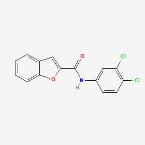 N-(3,4-dichlorophenyl)benzofuran-2-carboxamide - 420097-22-9
