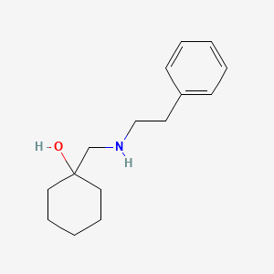 1-{[(2-Phenylethyl)amino]methyl}cyclohexan-1-ol - 930955-83-2