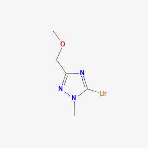 5-Bromo-3-(methoxymethyl)-1-methyl-1H-1,2,4-triazole - 2470437-45-5