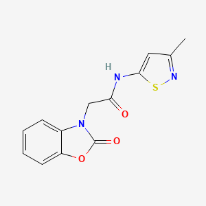 N-(3-methylisothiazol-5-yl)-2-(2-oxobenzo[d]oxazol-3(2H)-yl)acetamide - 1207042-01-0