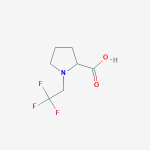 1-(2,2,2-Trifluoroethyl)pyrrolidine-2-carboxylic acid - 1103112-81-7
